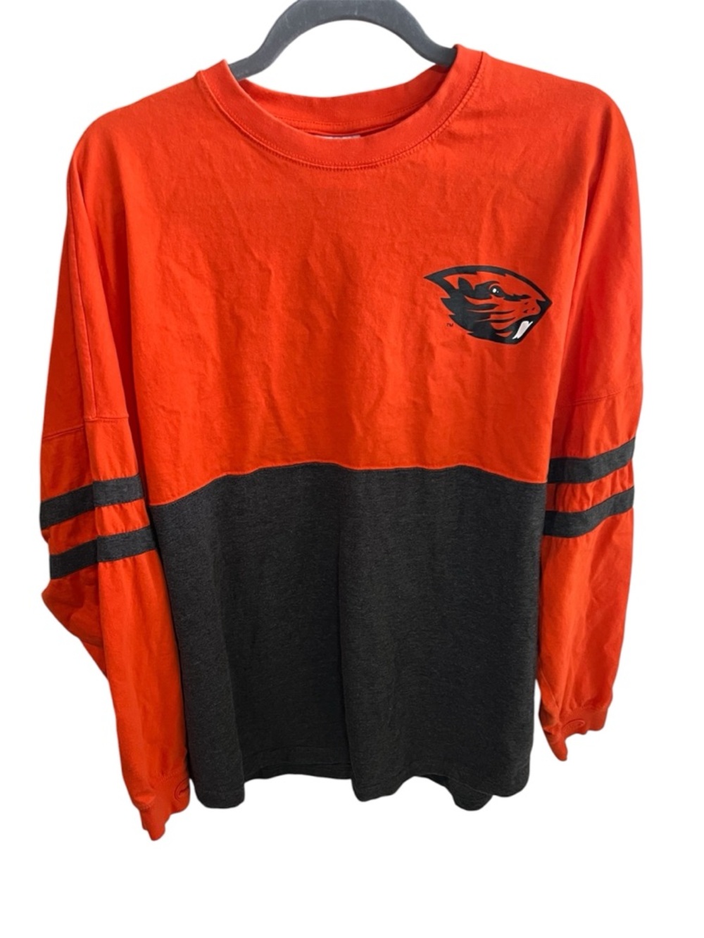 Oregon State University Beavers Long Sleeve Shirt Large Logo Size Medium